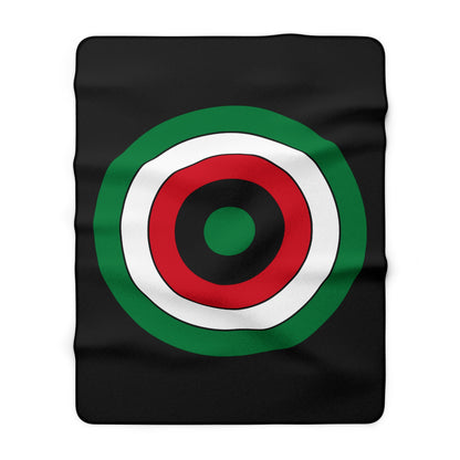 Syria Retro Target Blanket Throw