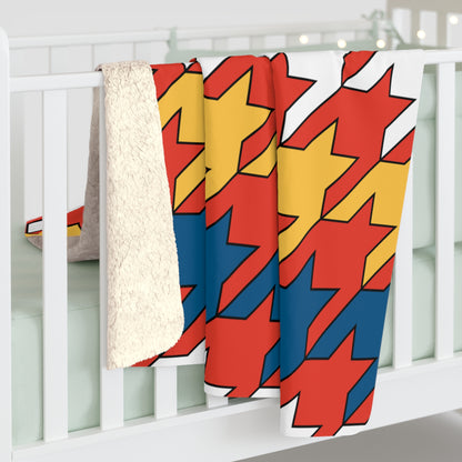 Kiribati Retro Houndstooth Blanket Throw