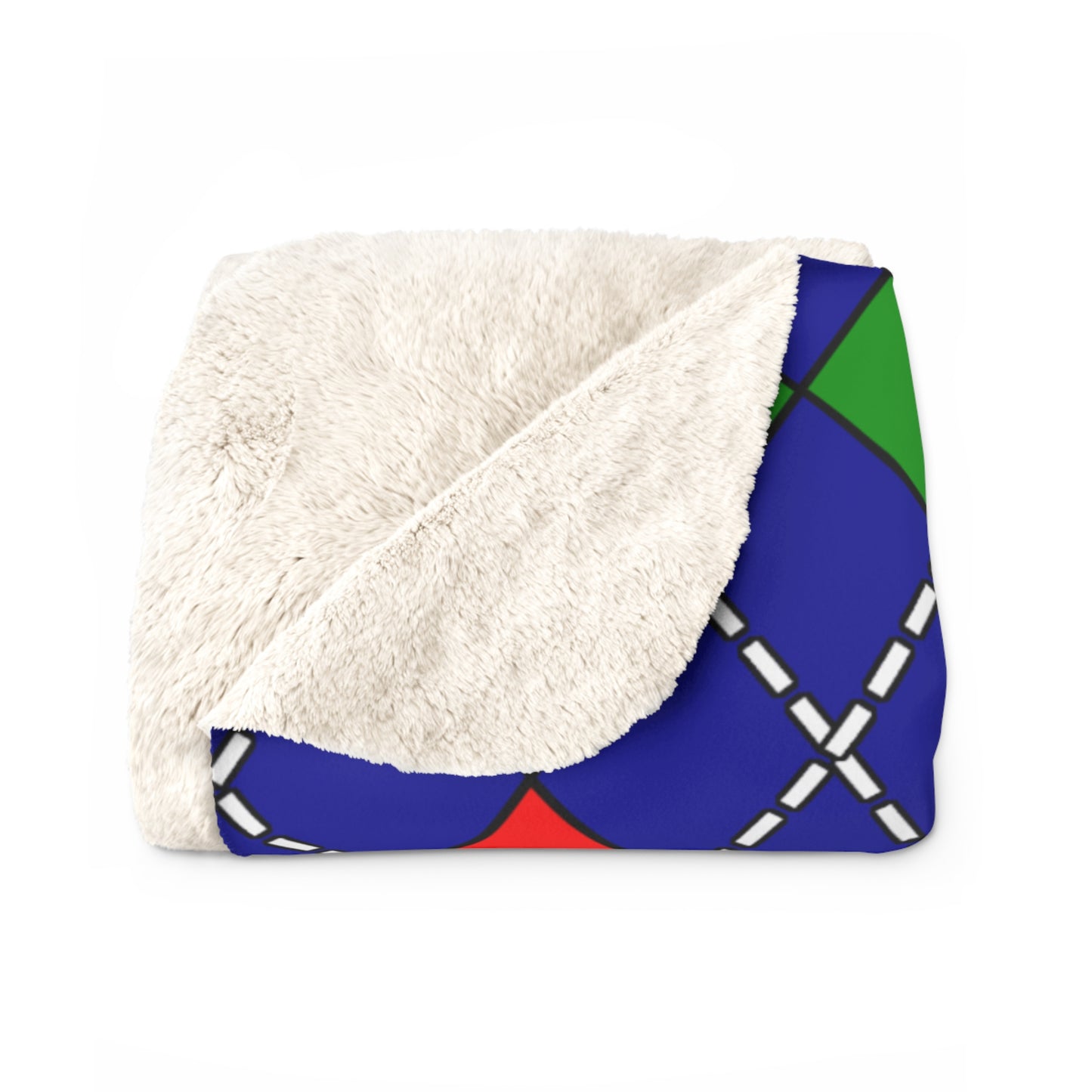 Gambia Retro Argyle Blanket Throw