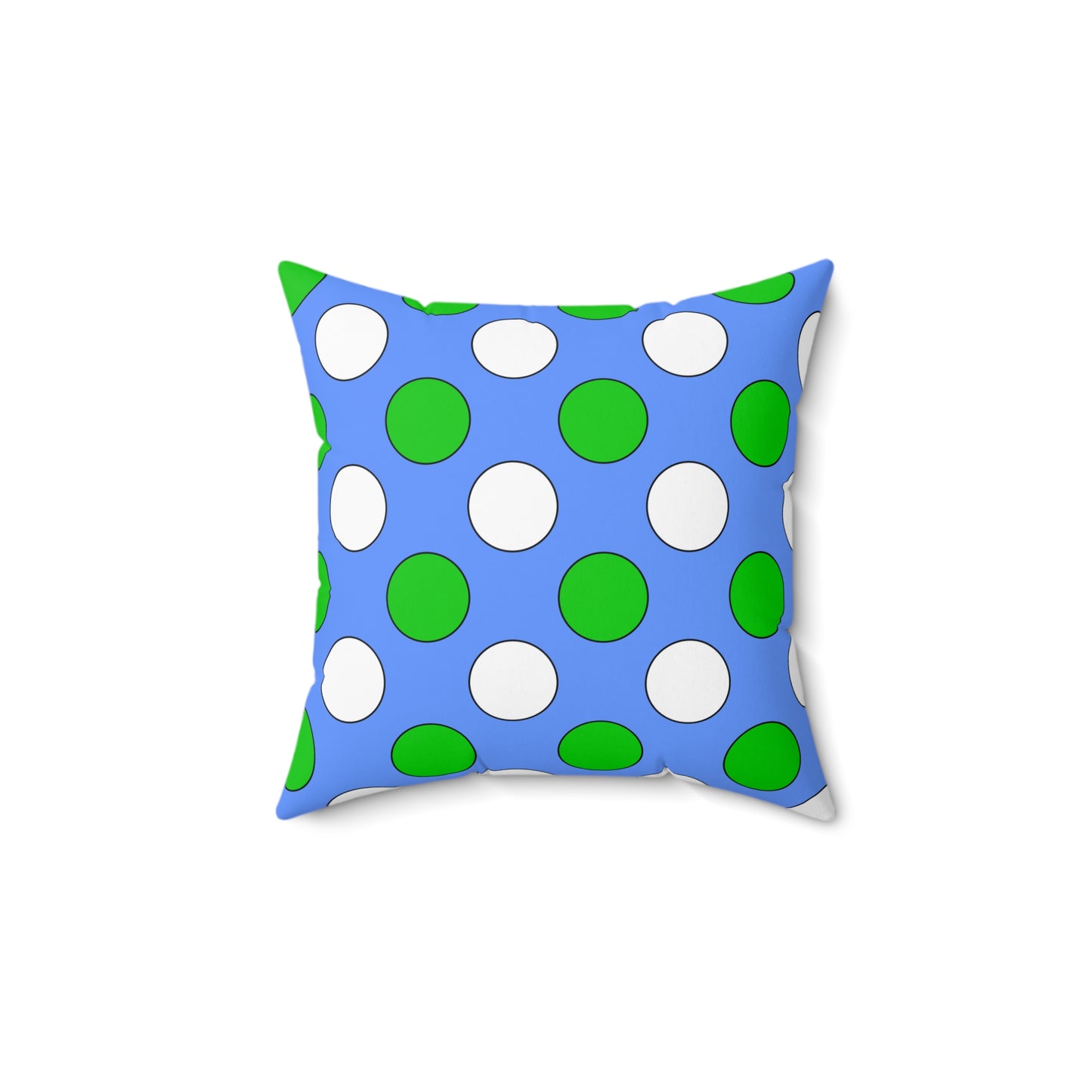 Djibouti Retro Polka Dots Cushion Pillow