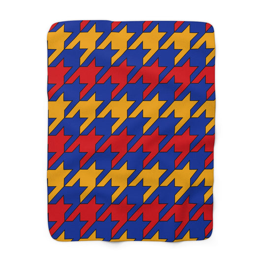 Armenia Retro Houndstooth Blanket Throw
