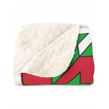 Wales Retro Houndstooth Blanket Throw