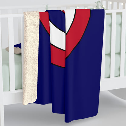 South Georgia And The South Sandwich Islands Retro Target Blanket Throw