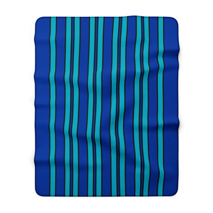 Pacific Islands Retro Stripes Blanket Throw