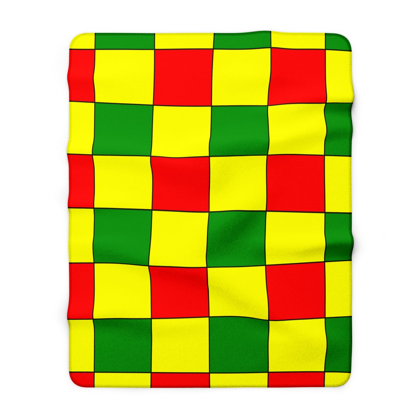 Mali Retro Check Blanket Throw