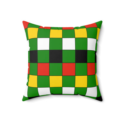 Dominica Retro Check Cushion Pillow