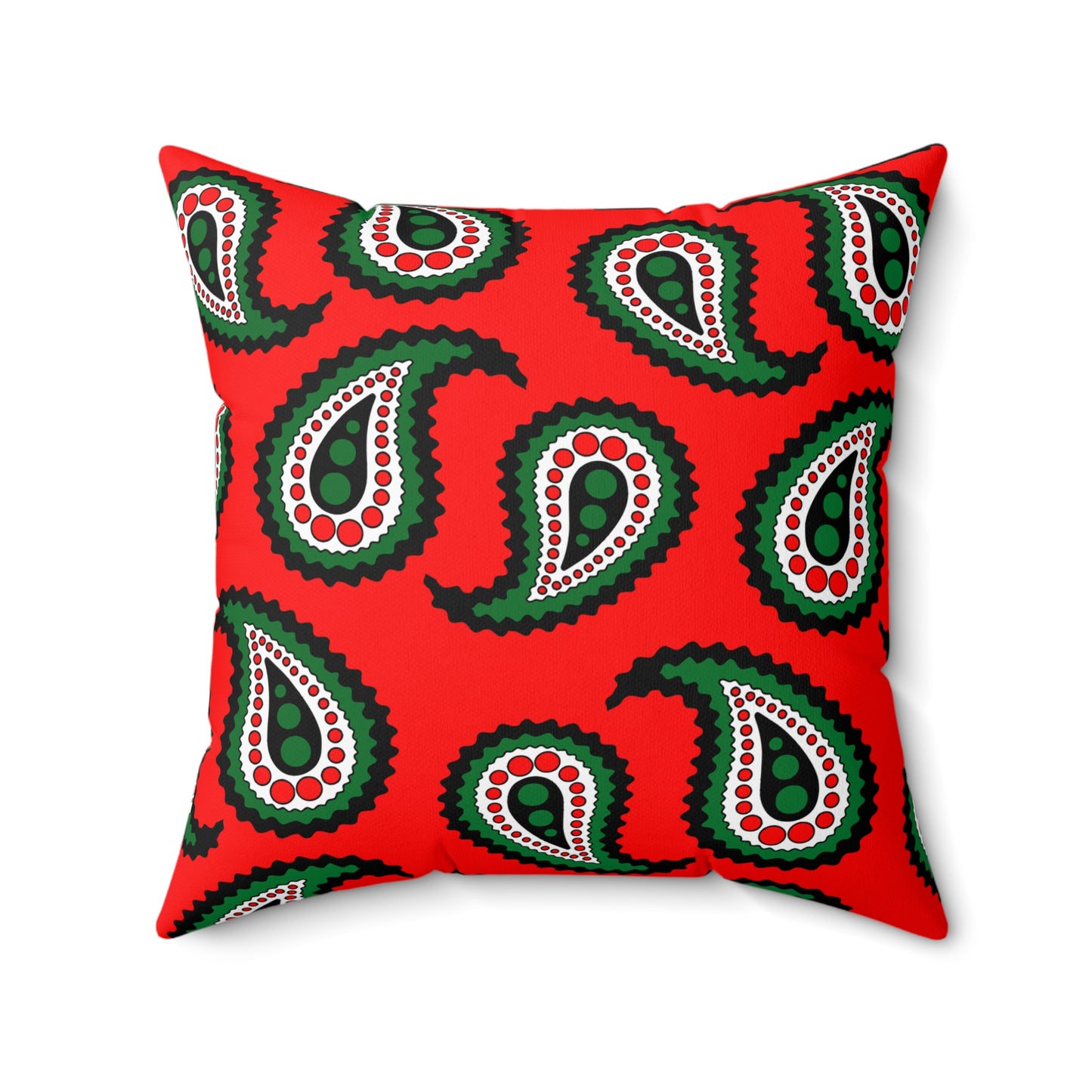 United Arab Emirates Retro Paisley Cushion Pillow