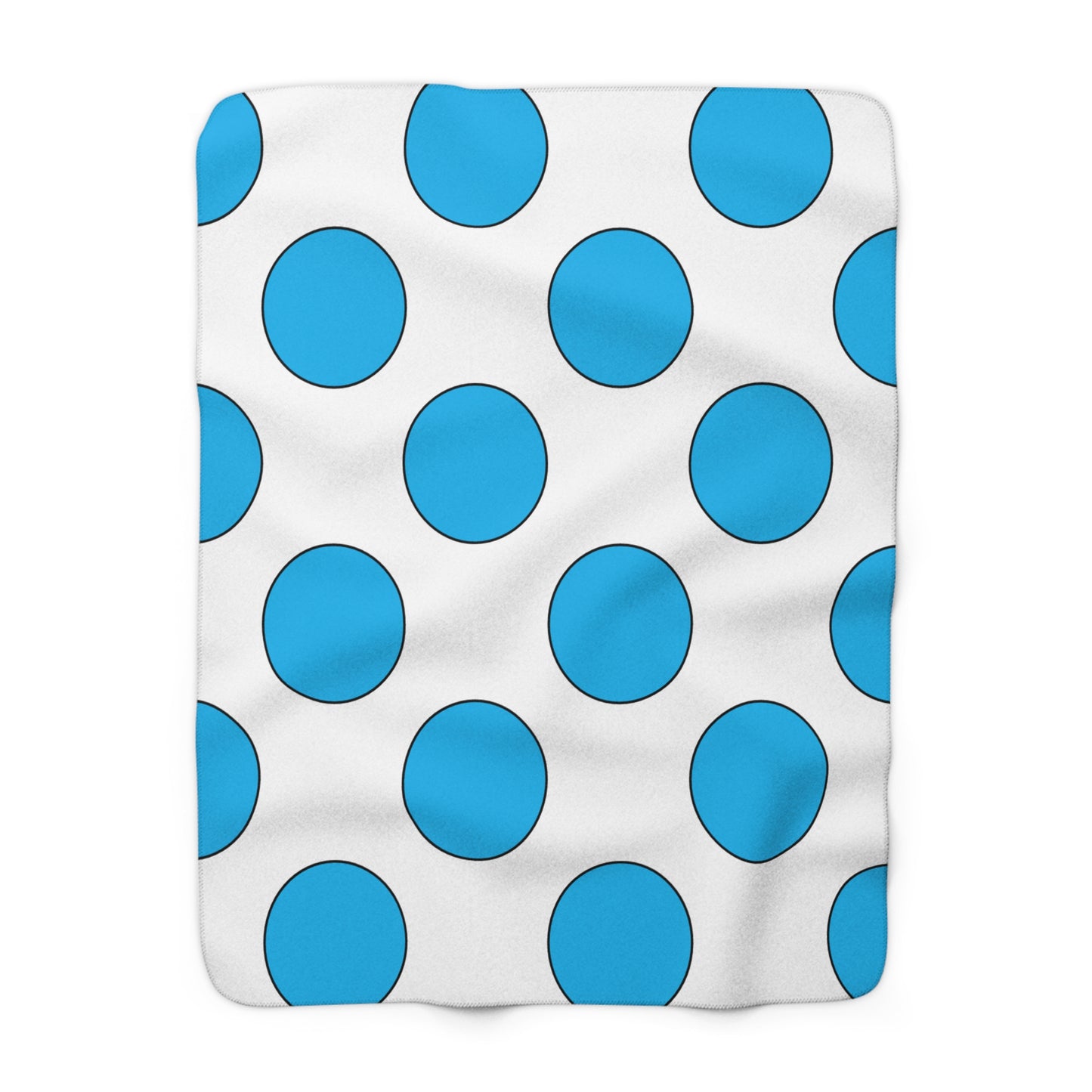 San Marino Retro Polka Dots Blanket Throw