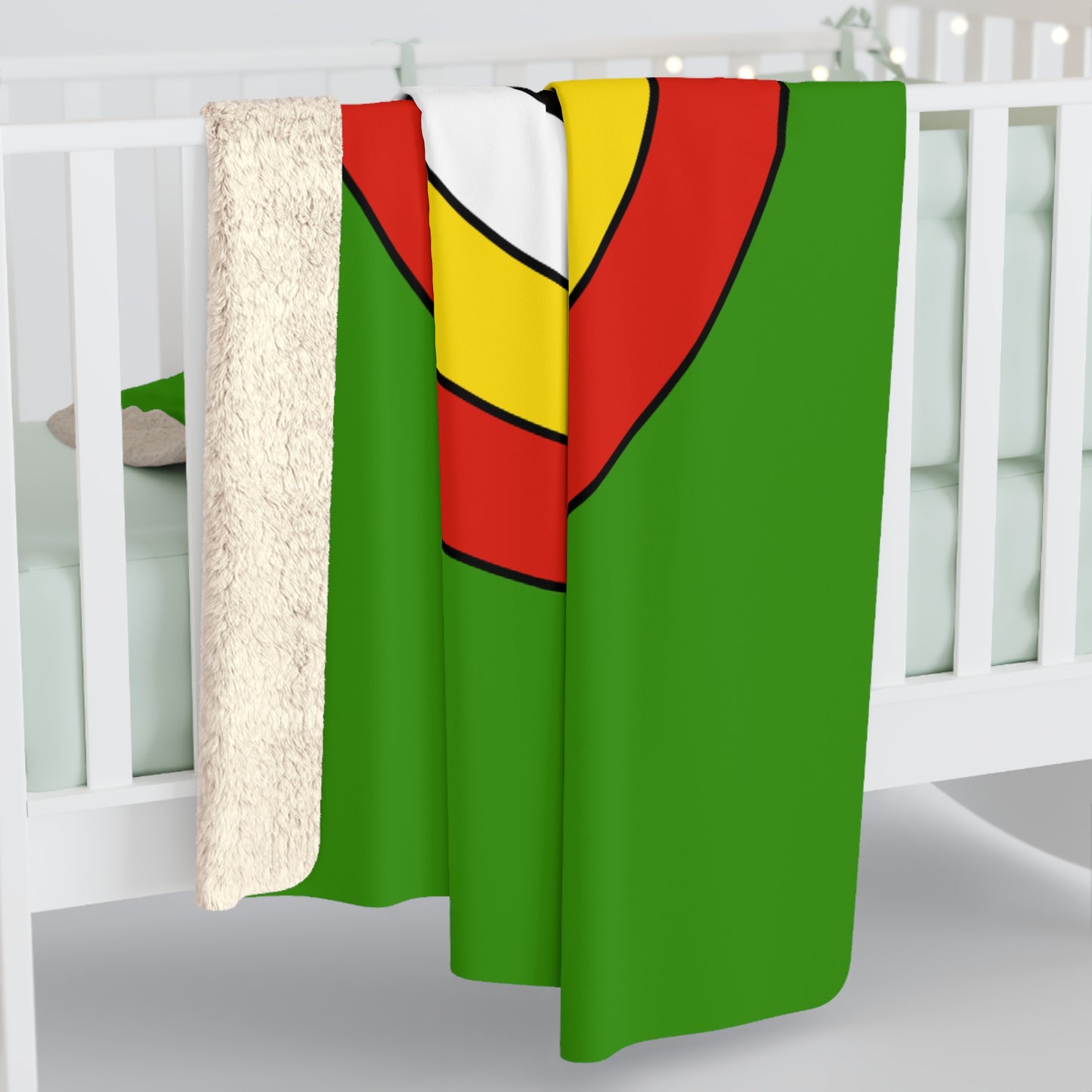 Guyana Retro Target Blanket Throw