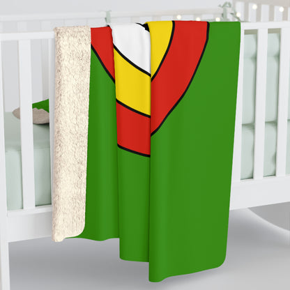 Guyana Retro Target Blanket Throw