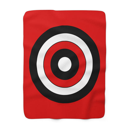 Trinidad And Tobago Retro Target Blanket Throw
