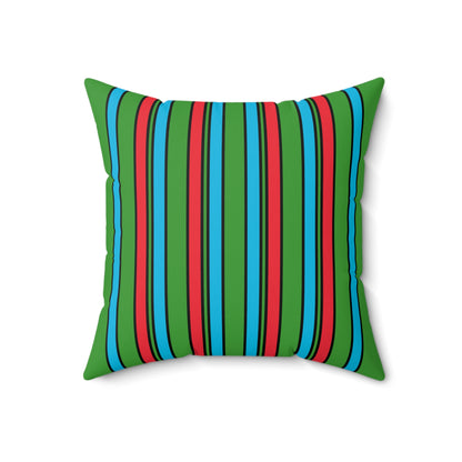 Azerbaijan Retro Stripes Cushion Pillow