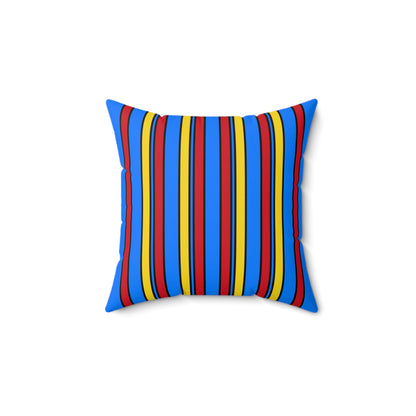 Democratic Republic of the Congo Retro Stripes Cushion Pillow