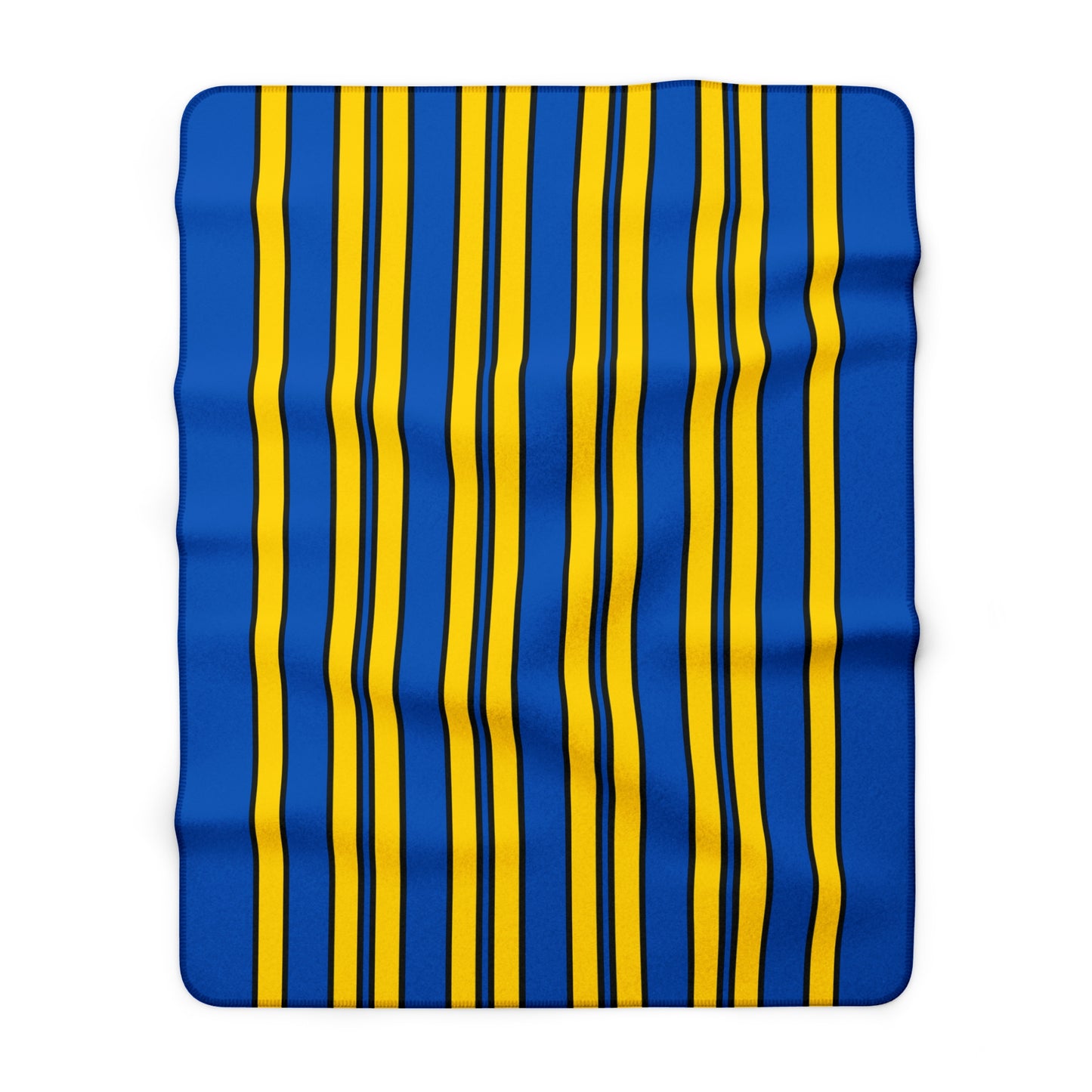 Ukraine Retro Stripes Blanket Throw