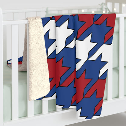 Netherlands Retro Houndstooth Blanket Throw