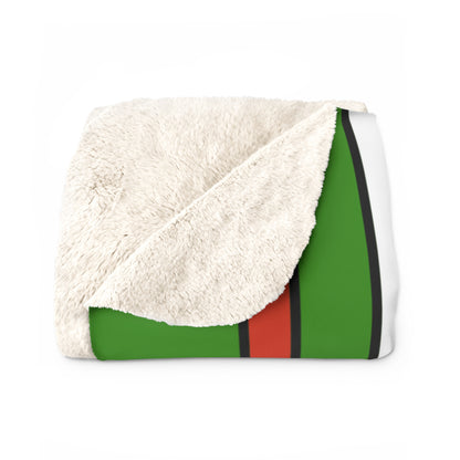 Hungary Retro Stripes Blanket Throw