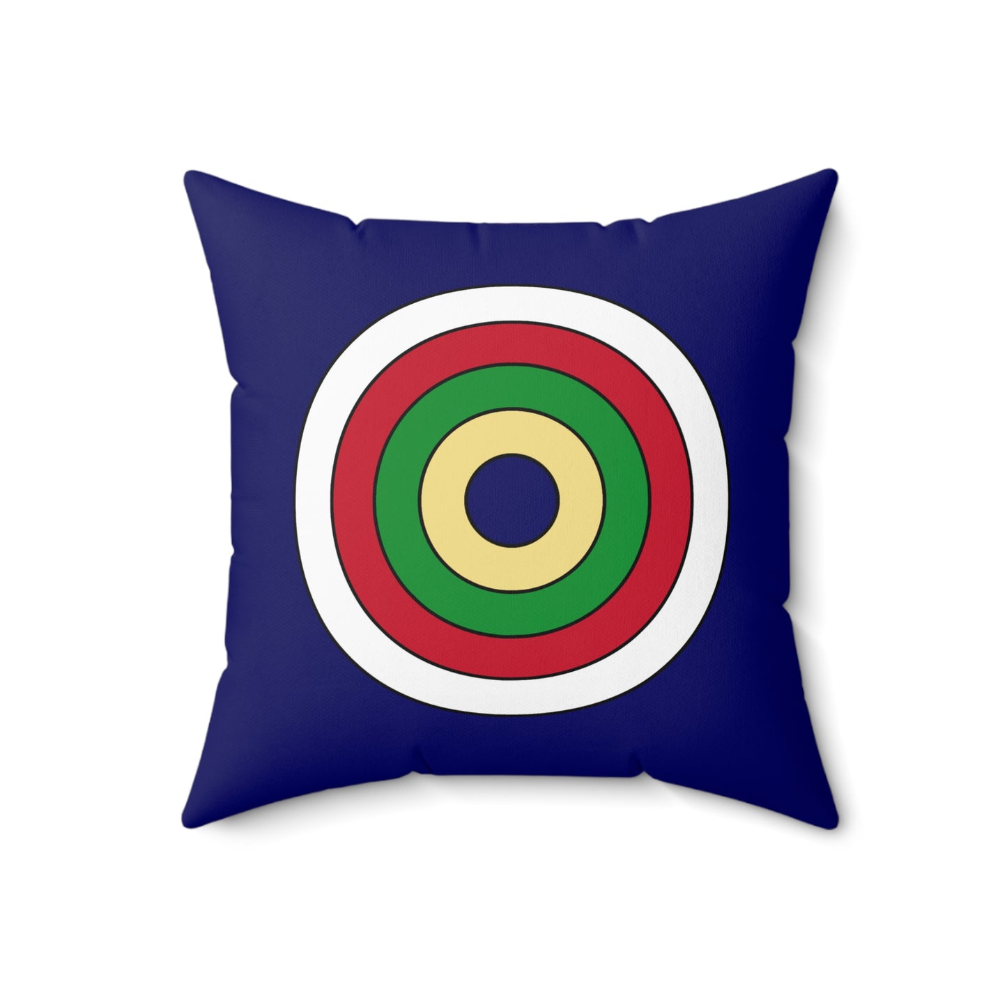 Cayman Islands Retro Target Cushion Pillow
