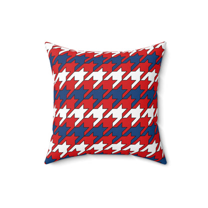 Czechia Retro Houndstooth Cushion Pillow