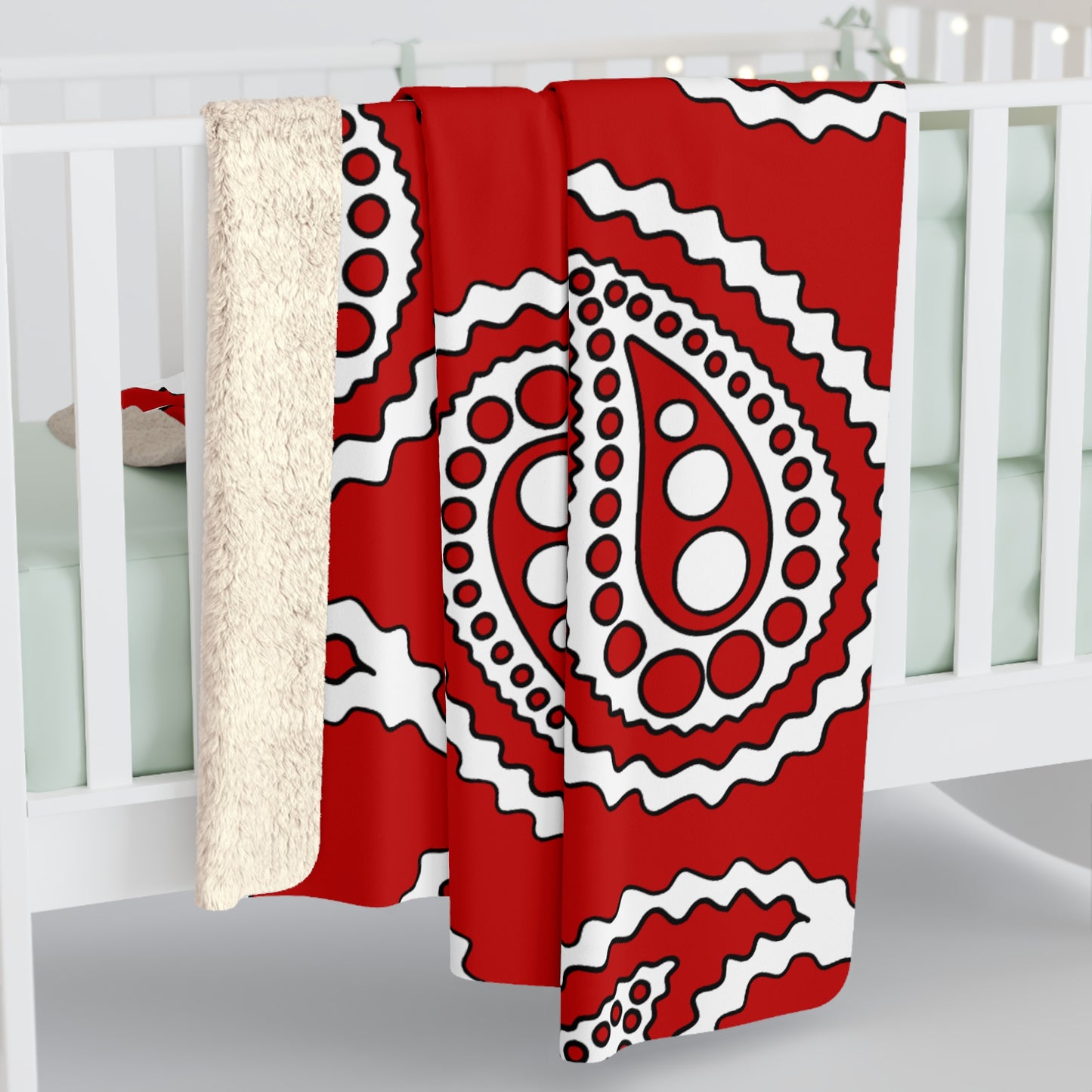 Tonga Retro Paisley Blanket Throw