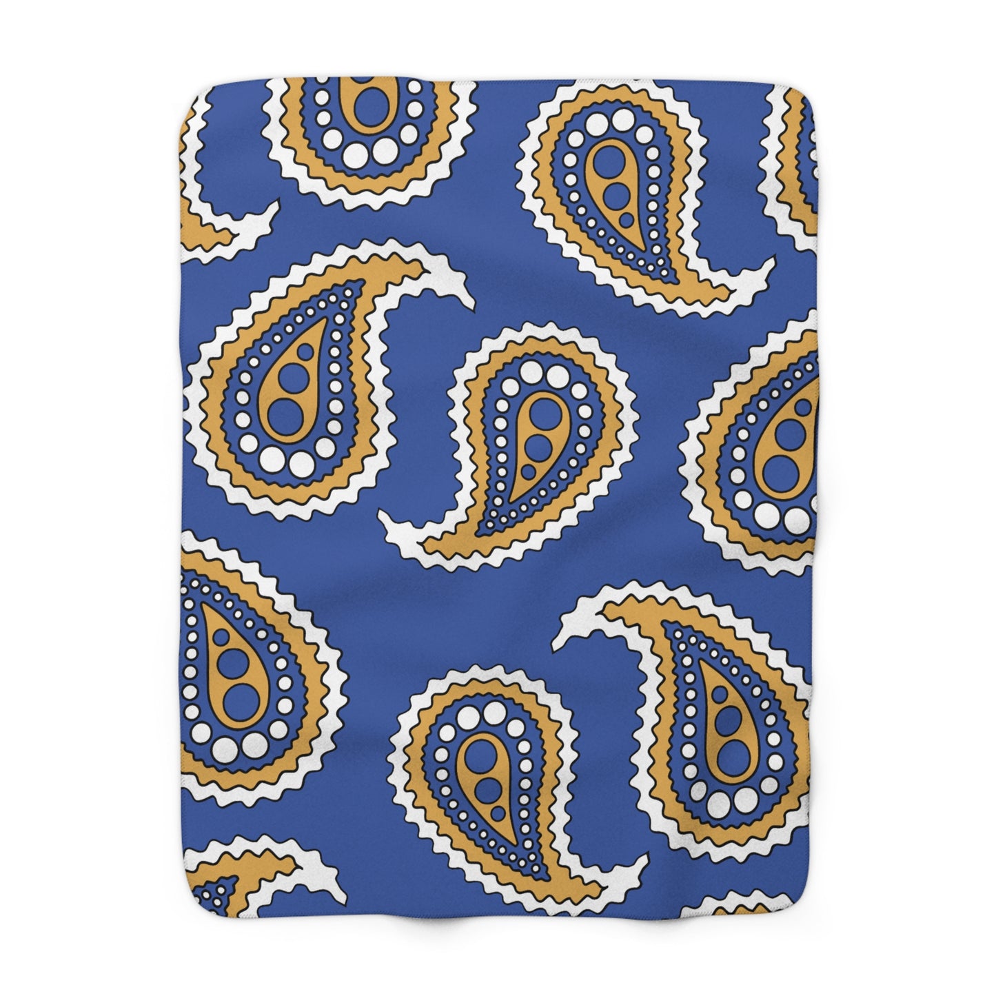 Marshall Islands Retro Paisley Blanket Throw