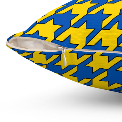 Ukraine Retro Houndstooth Cushion Pillow