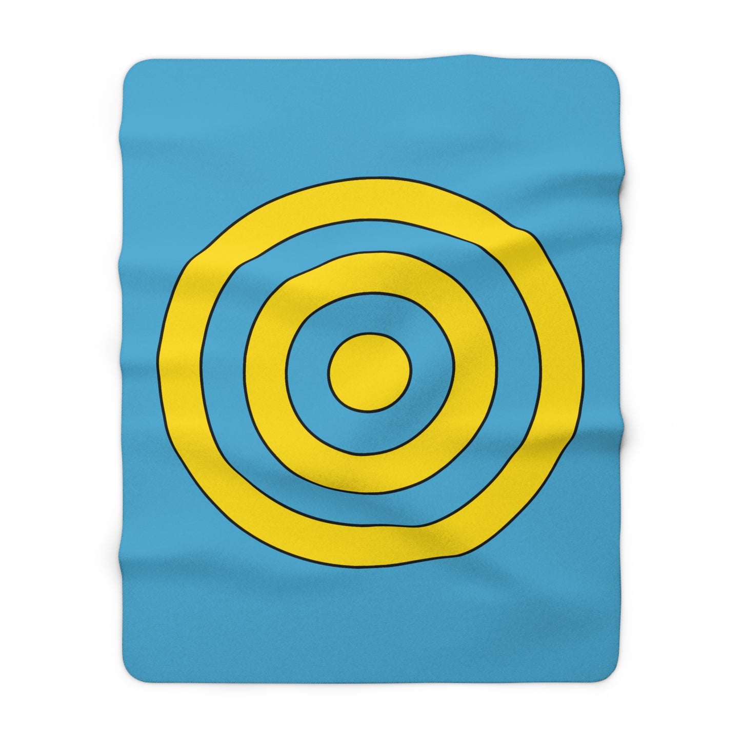 Palau Retro Target Blanket Throw