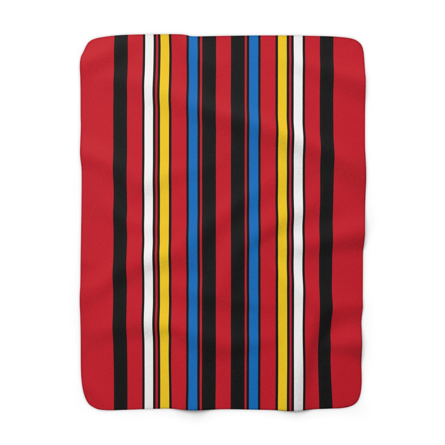 Antigua And Barbuda Retro Stripes Blanket Throw