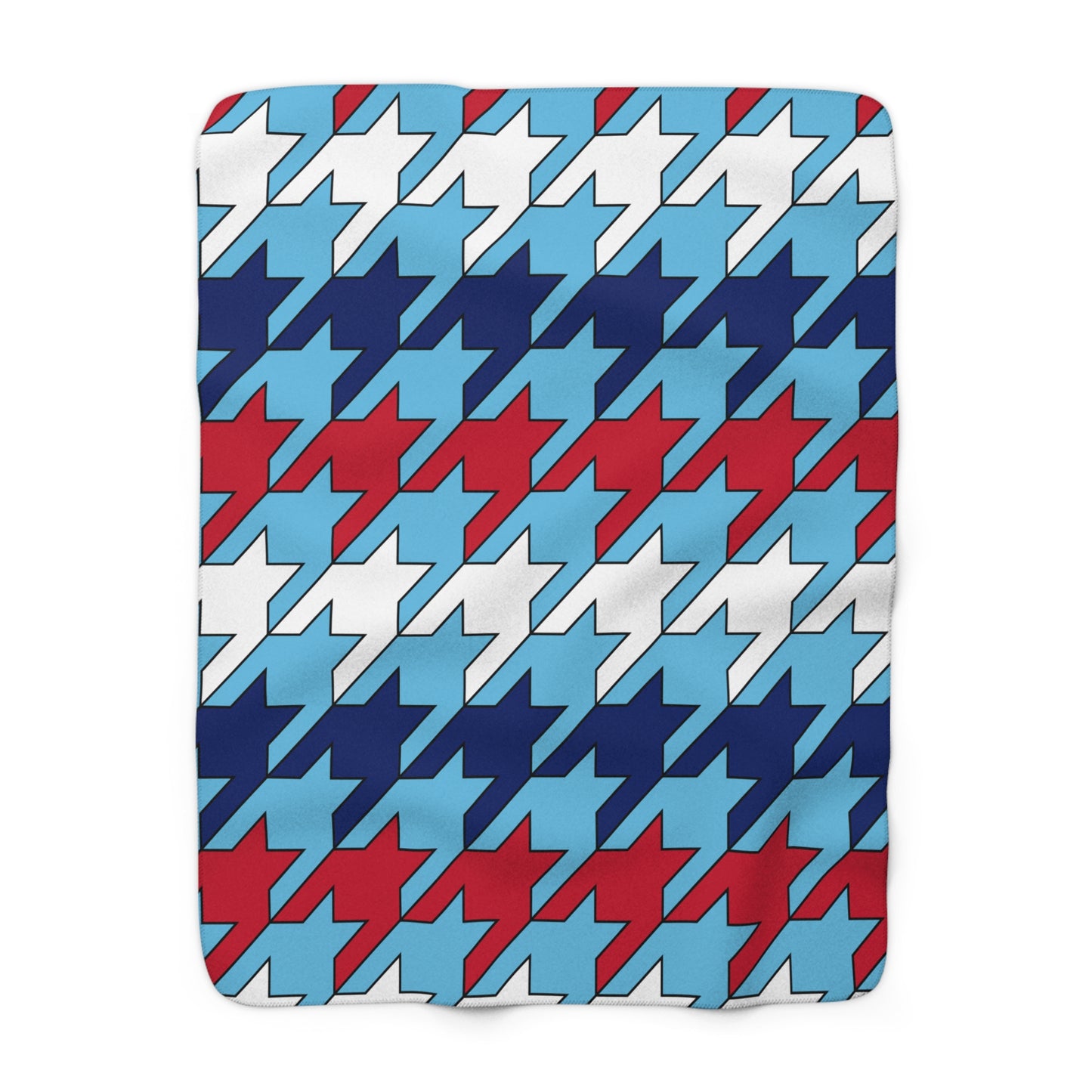 Fiji Retro Houndstooth Blanket Throw