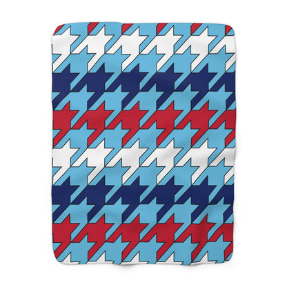 Fiji Retro Houndstooth Blanket Throw