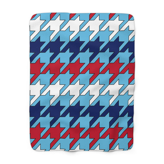 Fiji Retro Houndstooth Blanket Throw