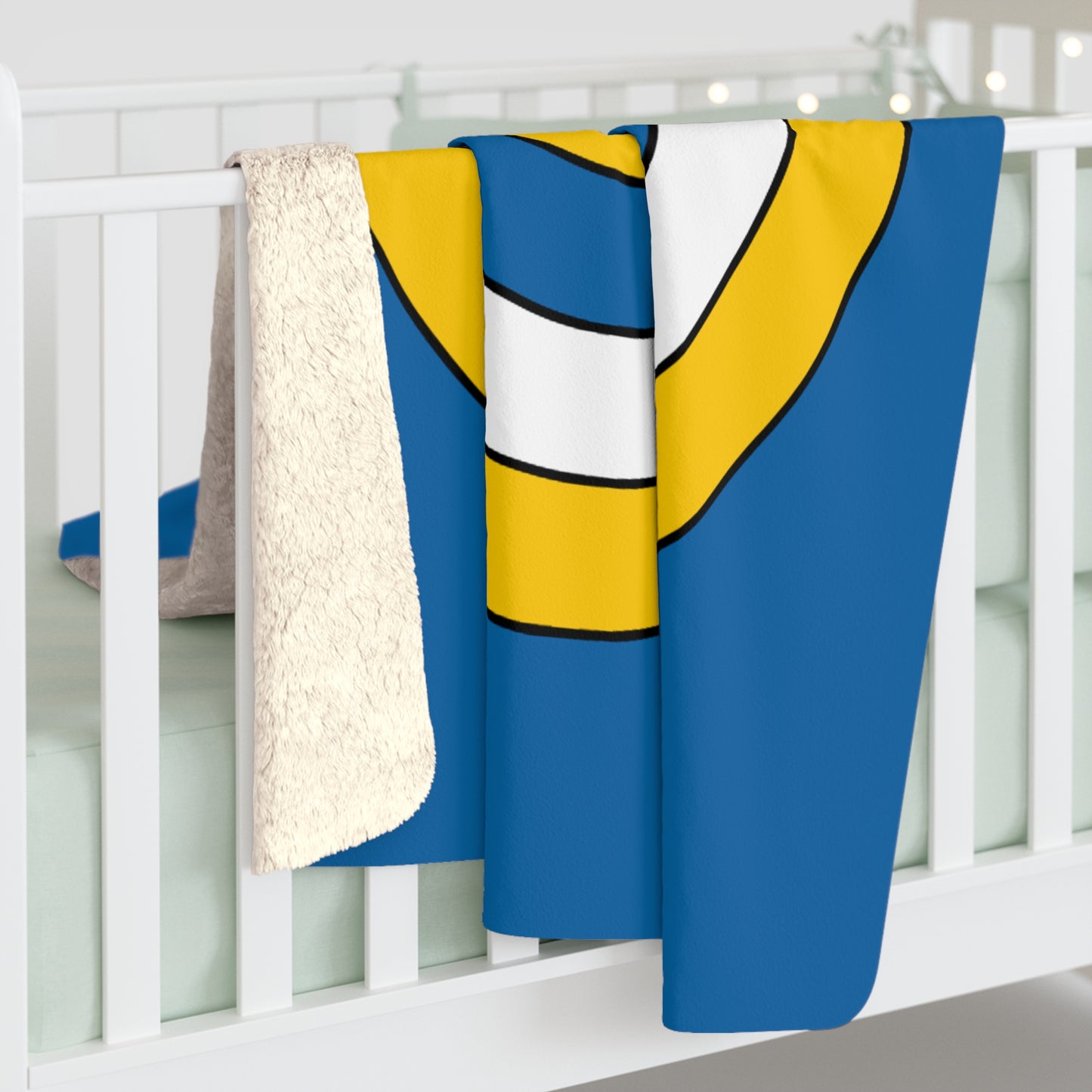 Canary Islands Retro Target Blanket Throw