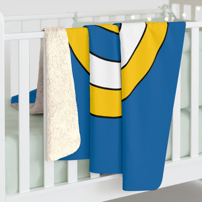 Canary Islands Retro Target Blanket Throw