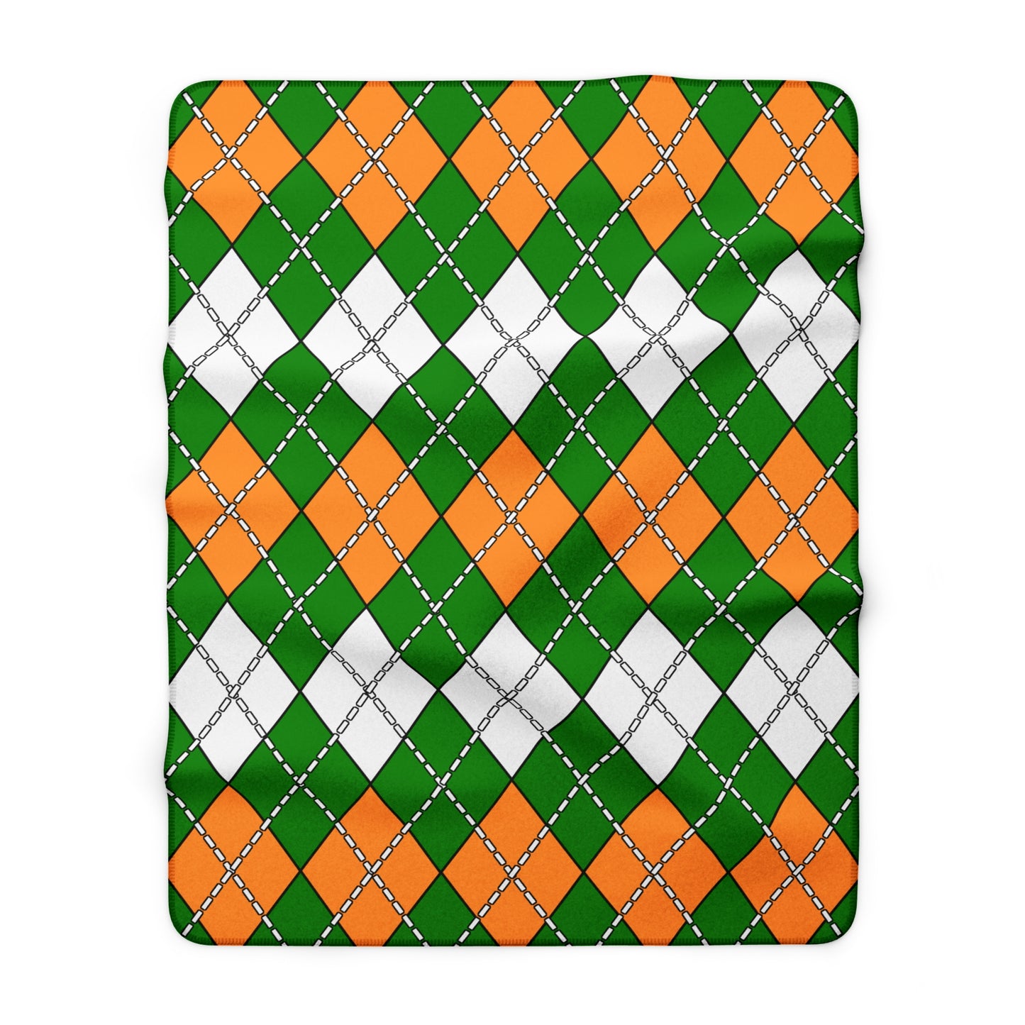 India Retro Argyle Blanket Throw
