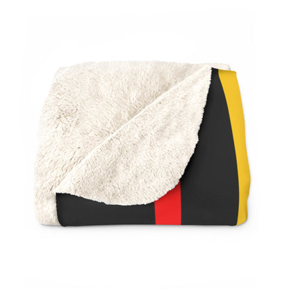 Germany Retro Stripes Blanket Throw