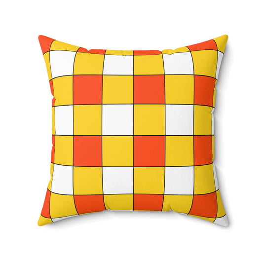 Bhutan Retro Check Cushion Pillow