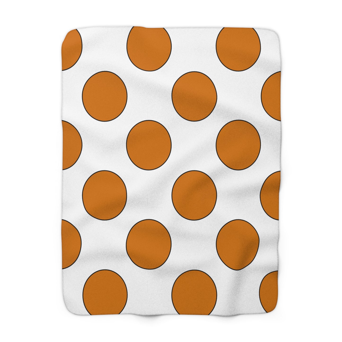 Cyprus Retro Polka Dots Blanket Throw