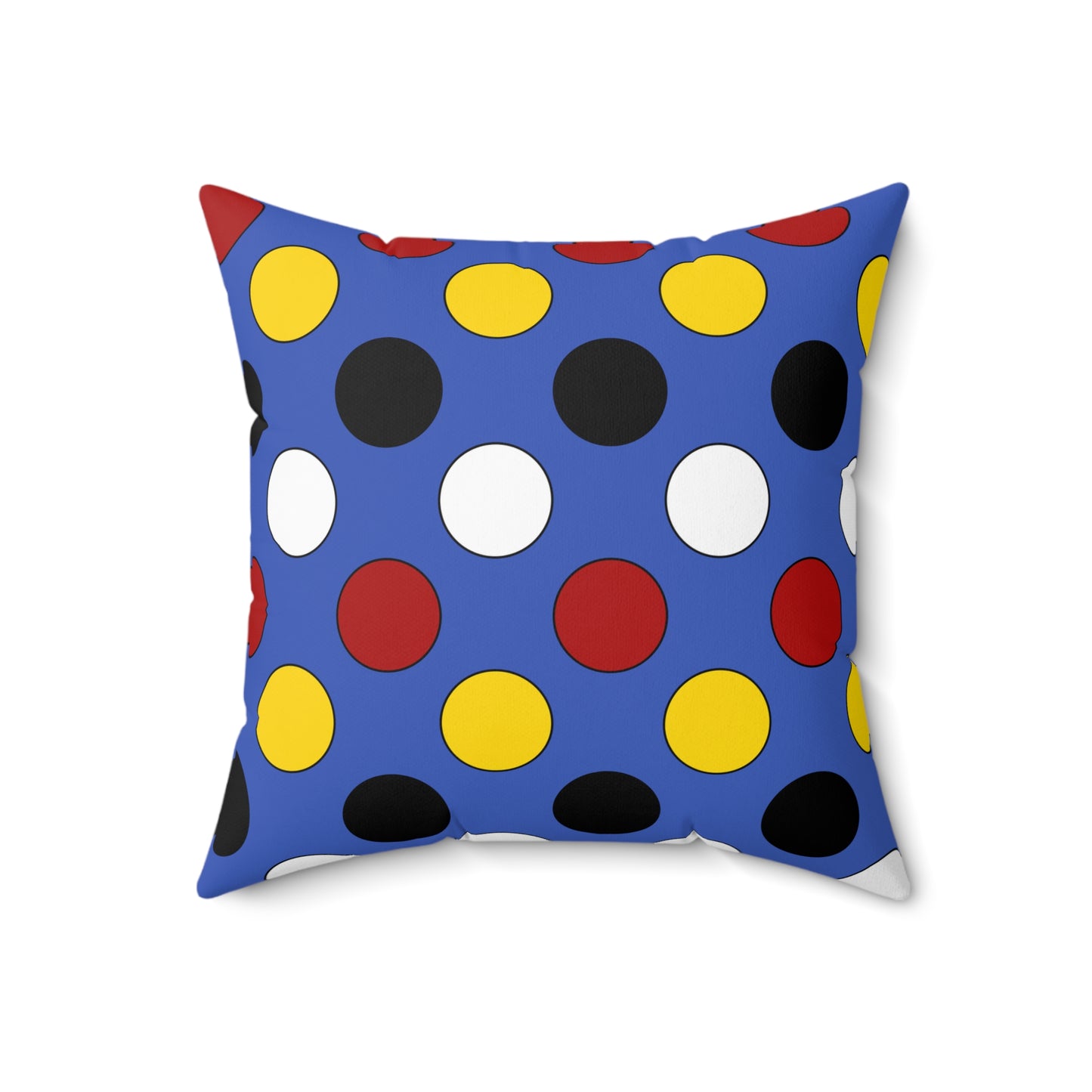 Eswatini Retro Polka Dots Cushion Pillow