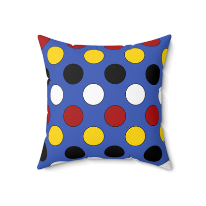 Eswatini Retro Polka Dots Cushion Pillow