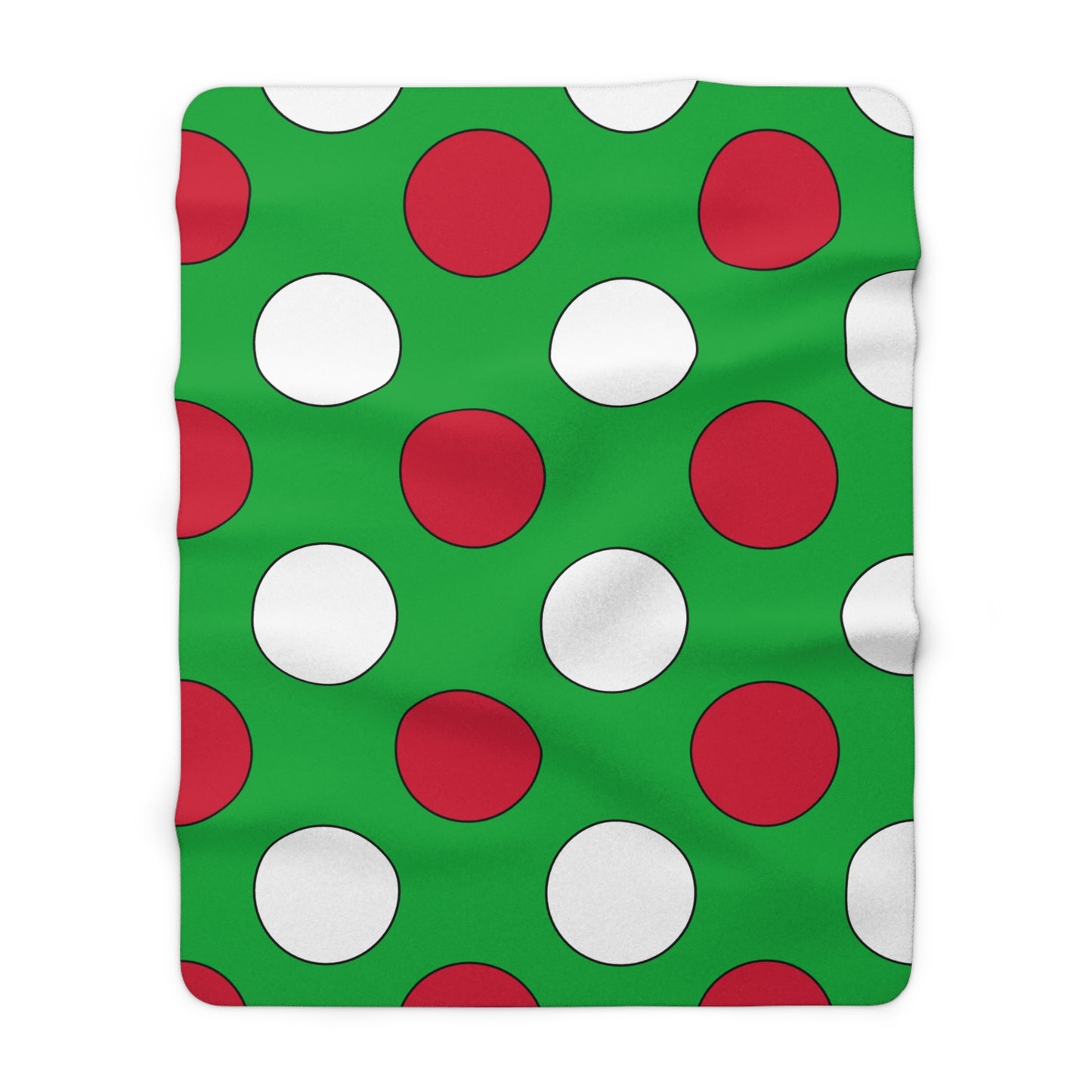 Wales Retro Polka Dots Blanket Throw