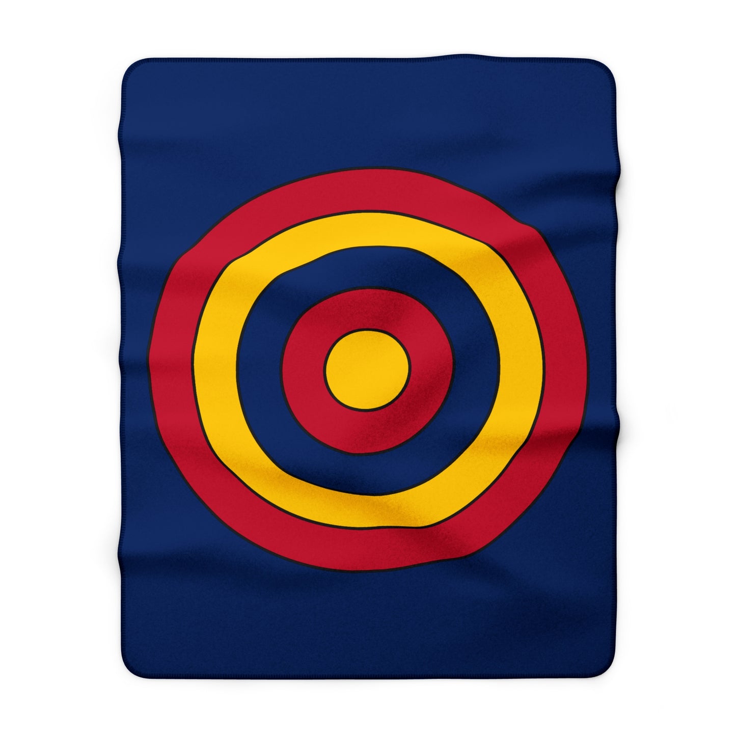 Chad Retro Target Blanket Throw