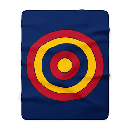 Chad Retro Target Blanket Throw