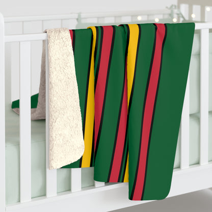 Mauritania Retro Stripes Blanket Throw