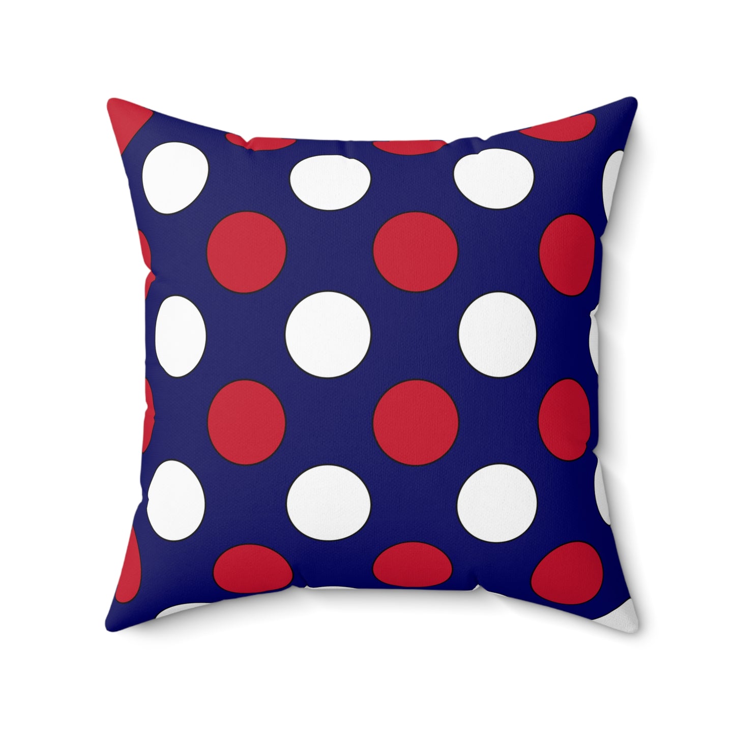South Georgia And The South Sandwich Islands Retro Polka Dots Cushion Pillow