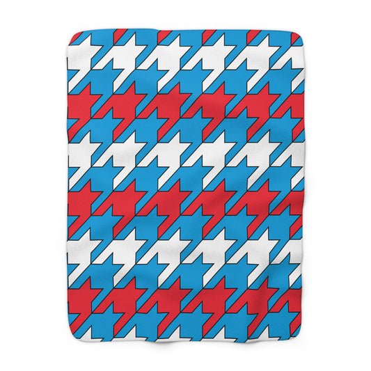 Luxembourg Retro Houndstooth Blanket Throw