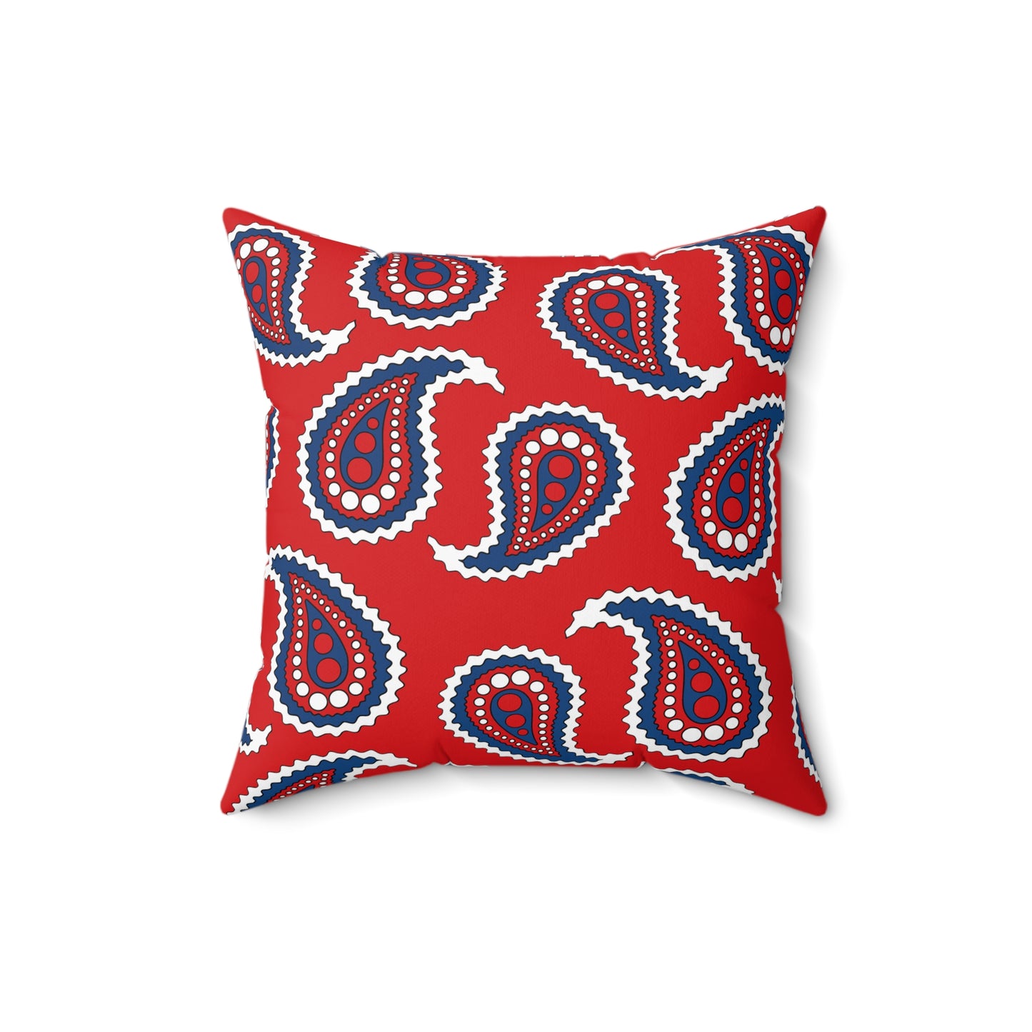 Czechia Retro Paisley Cushion Pillow