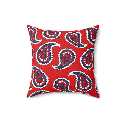 Czechia Retro Paisley Cushion Pillow