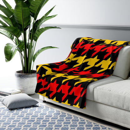 Germany Retro Houndstooth Blanket Throw