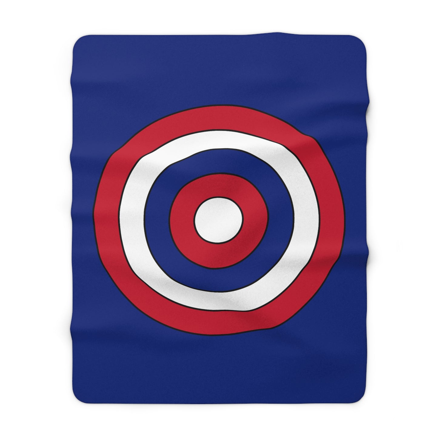 New Zealand Retro Target Blanket Throw