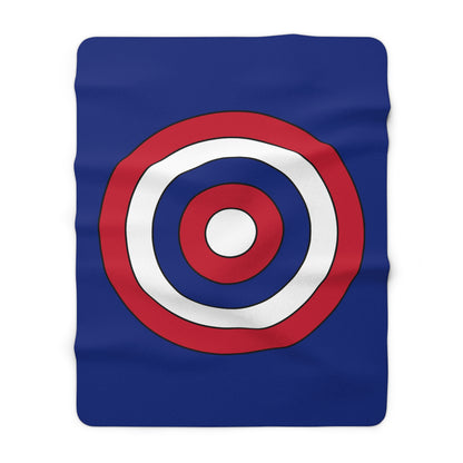 New Zealand Retro Target Blanket Throw