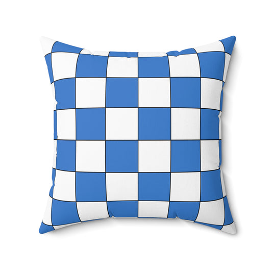 Antarctica Retro Check Cushion Pillow